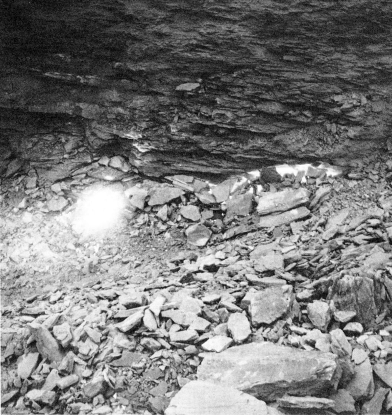 Una pequeña parte del fuego de la mina de Centralia, tal y como apareció después de haber sido expuesta durante una excavación en 1969.